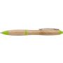 Bambusz golystoll kk tollbetttel, lime