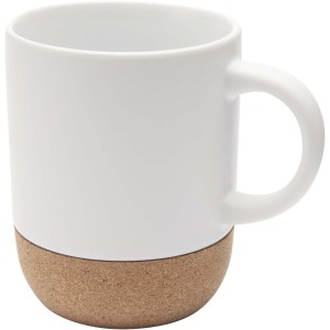 Billie szublimálható kerámiabögre parafával, 300 ml, fehér (bögre)