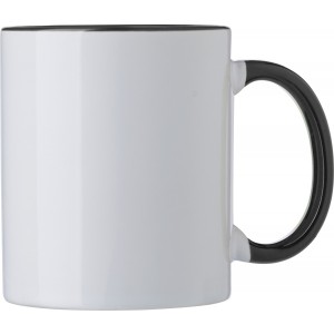 Blair szublimációs kerámiabögre, 300 ml, fekete (bögre)