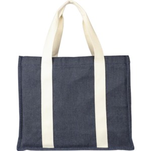 Denim bevásárlótáska, 280 g/m2, kék (bevásárlótáska)