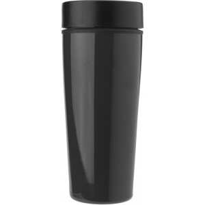 Duplafalú bögre, 450 ml, fekete (pohár)