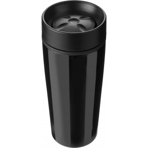 Duplafalú bögre, 450 ml, fekete (pohár)