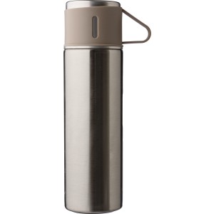 Duplafalú palackszett, 420 ml, ezüst (termosz)
