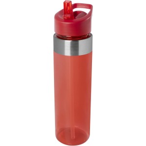 Dylan tritán palack ivószárral, 650 ml, piros (sportkulacs)