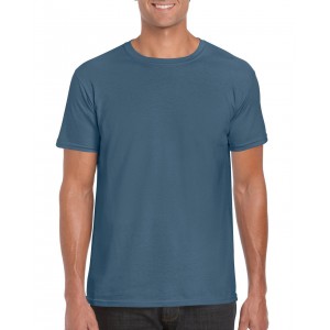 Gildan SoftStyle frfi pl, Indigo Blue (T-shirt, pl, 90-100% pamut)
