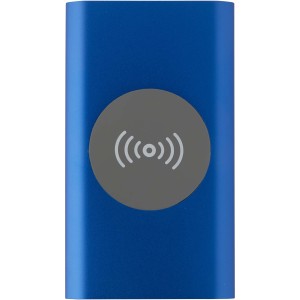 Juice alumínium vezeték nélküli powerbank, 4000 mAh, kék (powerbank)