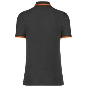 Kariban frfi rvidujj gallros pl, Dark Grey/Orange (gallros pl, 90-100% pamut)