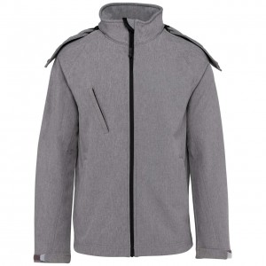 Kariban ni kapucnis softshell dzseki, Marl Grey (dzseki)