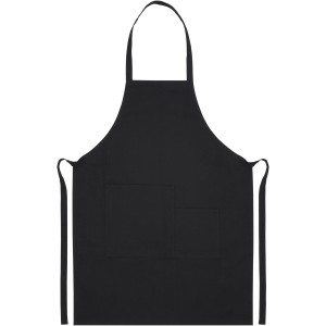 Khana pamut kötény, 280 g/m2, fekete (kötény)
