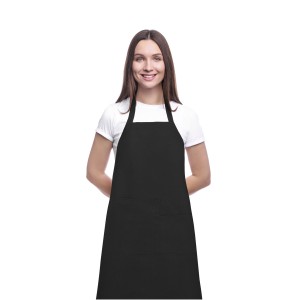Khana pamut kötény, 280 g/m2, fekete (kötény)