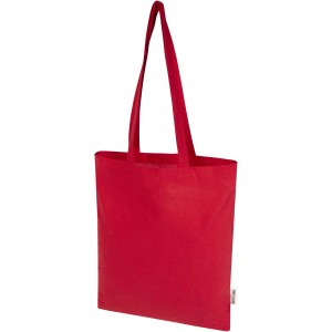 Madras Blend újrapamut bevásárlótáska, 140 g/m2, piros