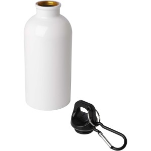 Oregon egyfalú rozsdamentes acél palack, 400 ml, fehér (vizespalack)
