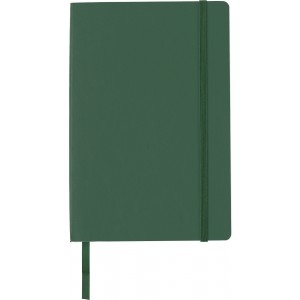 Puhafedelű füzet, zöld (füzet, notesz)