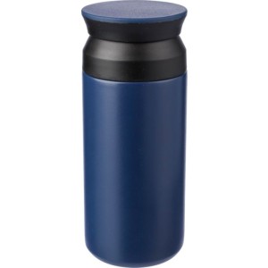 Rozsdamentes acél duplafalú bögre, 350 ml, kék (bögre)