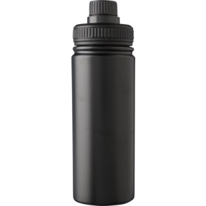 Rozsdamentes acl duplafal palack, 500 ml, fekete (termosz)