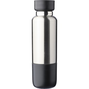 Rozsdamentes acl duplafal palack, 500 ml, fekete (termosz)
