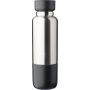 Rozsdamentes acél duplafalú palack, 500 ml, fekete