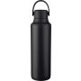 Rozsdamentes acél duplafalú palack, 500 ml, fekete
