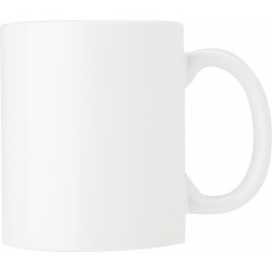 Szublimációs porcelánbögre, 325 ml, fehér (bögre)