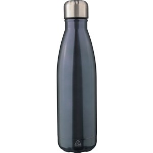 Újraacél duplafalú kulacs, 500 ml, sötétszürke (bögre)