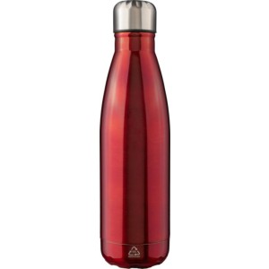 Újraacél egyfalú kulacs, 650 ml, piros (vizespalack)