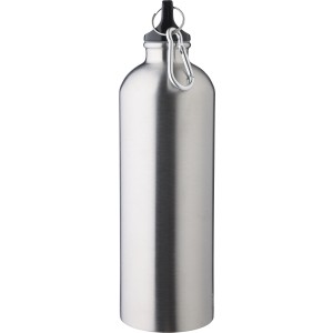 Újraacél kulacs, 750 ml, ezüst (vizespalack)