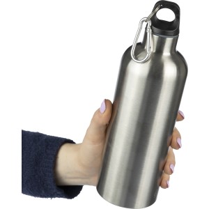 Újraacél kulacs, 750 ml, ezüst (vizespalack)