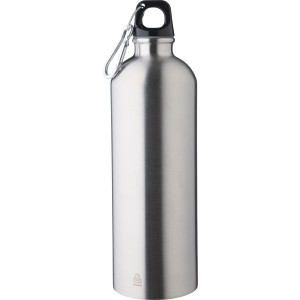 Újraacél kulacs, 750 ml, ezüst (vizespalack)