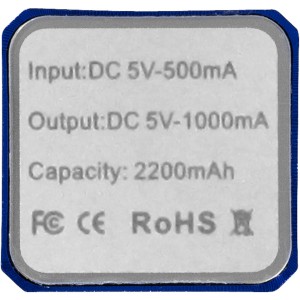 Volt alu powerbank, 2200 mAh, kék (powerbank)