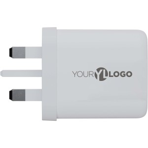 Xtorm XEC067G GaN2 Ultra fali töltő, 67 W, UK csatlakozóval, fehér (vezeték, elosztó, adapter, kábel)