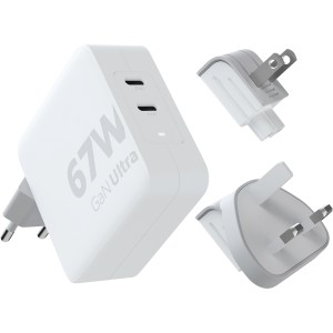 Xtorm XVC2067 GaN Ultra úti töltő, 67W, fehér (vezeték, elosztó, adapter, kábel)